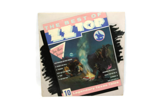 THE BEST OF ZZ TOP - Vintage Vinyl Record Album - LEGENDARY TEXAS TALES The Vintedge Co.