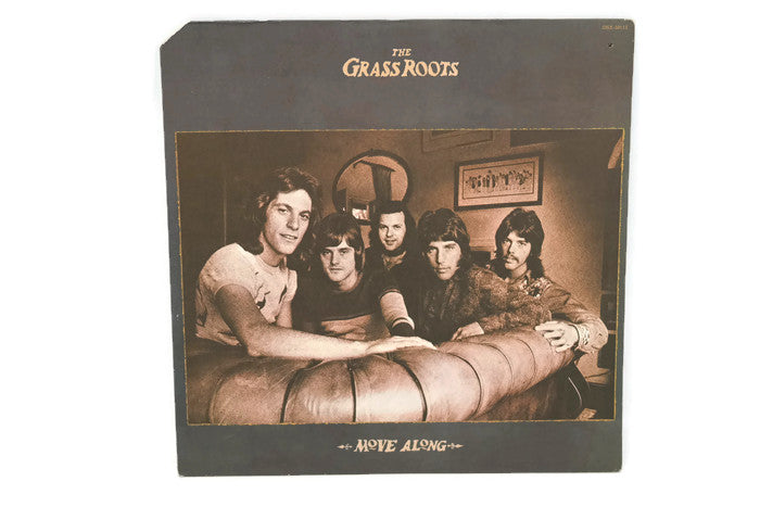 THE GRASS ROOTS - Vintage Vinyl Record Album - MOVE ALONG The Vintedge Co.