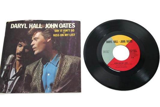 HALL & OATES - Vintage Record Vinyl Album - SAY IT ISN'T SO The Vintedge Co.
