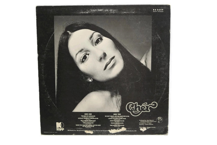 CHER - Vintage Vinyl Record Album - GYPSYS, TRAMPS & THIEVES The Vintedge Co.