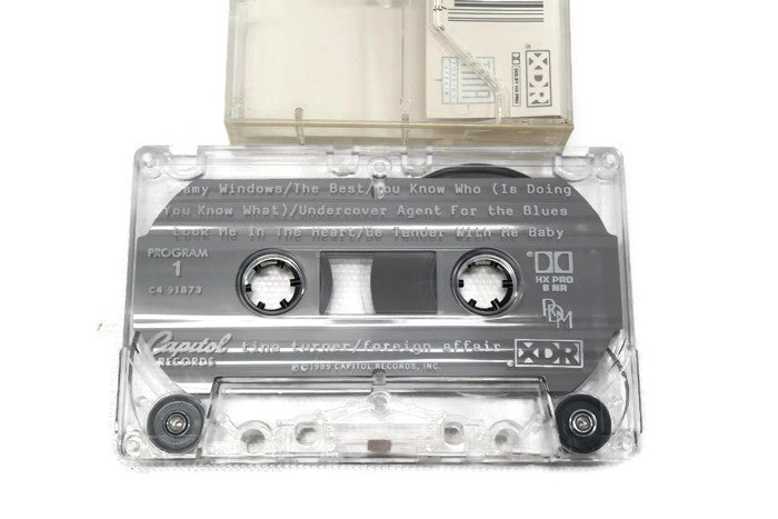 TINA TURNER - Vintage Cassette Tape - FOREIGN AFFAIR The Vintedge Co.