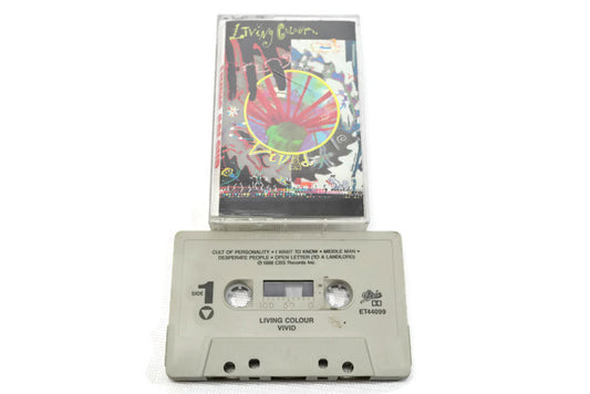 LIVING COLOUR - Vintage Cassette Tape - VIVID The Vintedge Co.