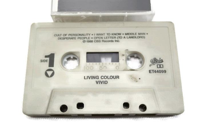 LIVING COLOUR - Vintage Cassette Tape - VIVID The Vintedge Co.