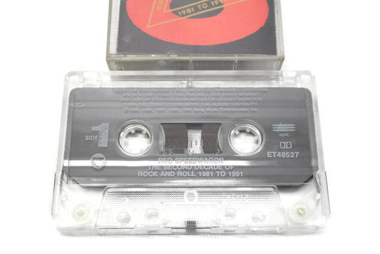 REO SPEEDWAGON - Vintage Cassette Tape - DECADE OF ROCK AND ROLL 1981-1991 The Vintedge Co.