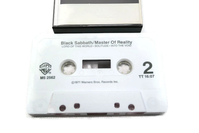 BLACK SABBATH - Vintage Cassette Tape - MASTER OF REALITY The Vintedge Co.