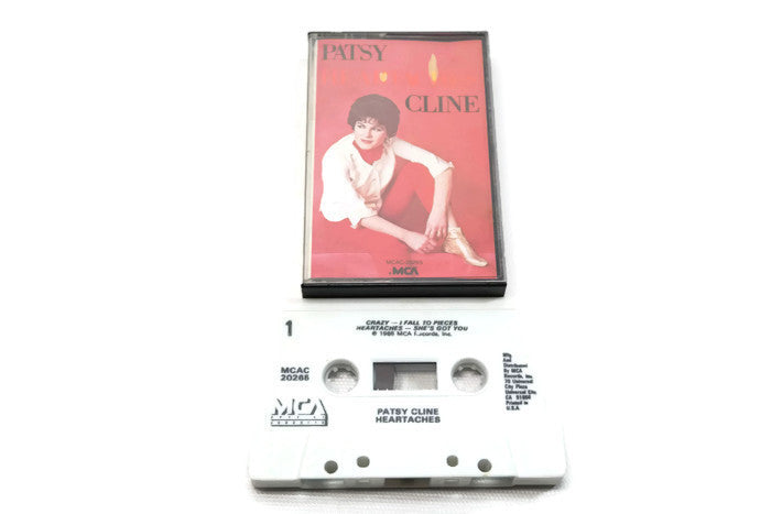 PATSY CLINE - Vintage Cassette Tape - HEARTACHES The Vintedge Co.