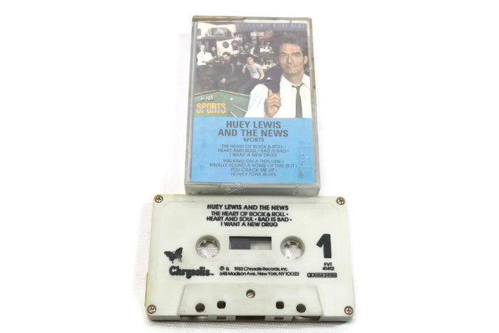 HUEY LEWIS & THE NEWS - Vintage Cassette Tape - SPORTS The Vintedge Co.