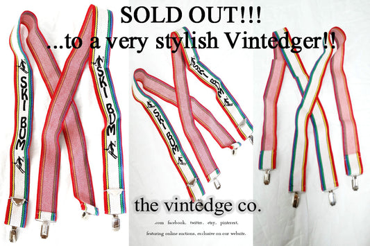 SOLD - Vintage Mens Suspenders The Vintedge Co.