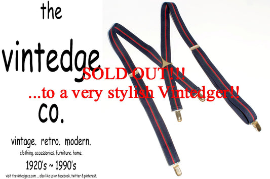 SOLD - Vintage Mens Suspenders The Vintedge Co.