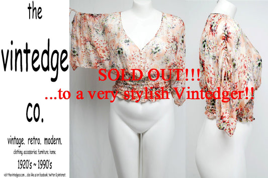 SOLD - Womens Zara Top The Vintedge Co.