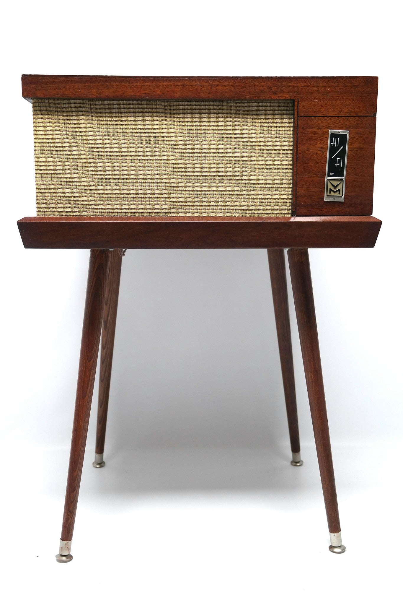 MCM STEREO - 50's - Mid Century Modern Stereo Consolette Voice of Music Record Player Bluetooth The Vintedge Co.