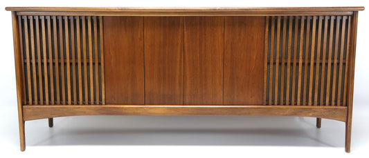 Mid Century 60's Admiral Stereo Console Record Player - Bluetooth iPod iPhone Android Input AM/FM Tuner The Vintedge Co.