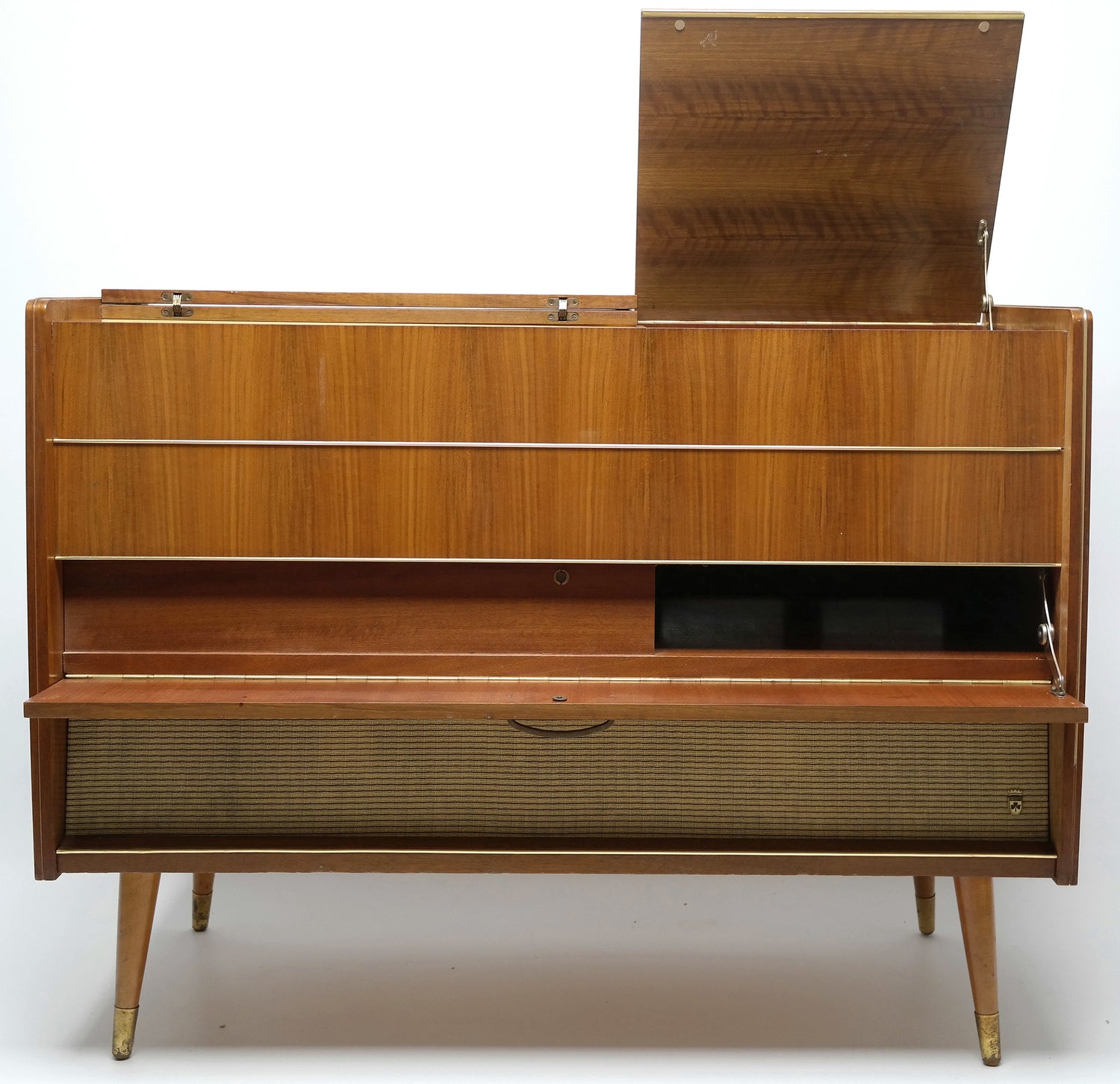 Mid Century Grundig Majestic Stereo Console Record Player - Bluetooth - AM/FM Tuner - Shortwave The Vintedge Co.
