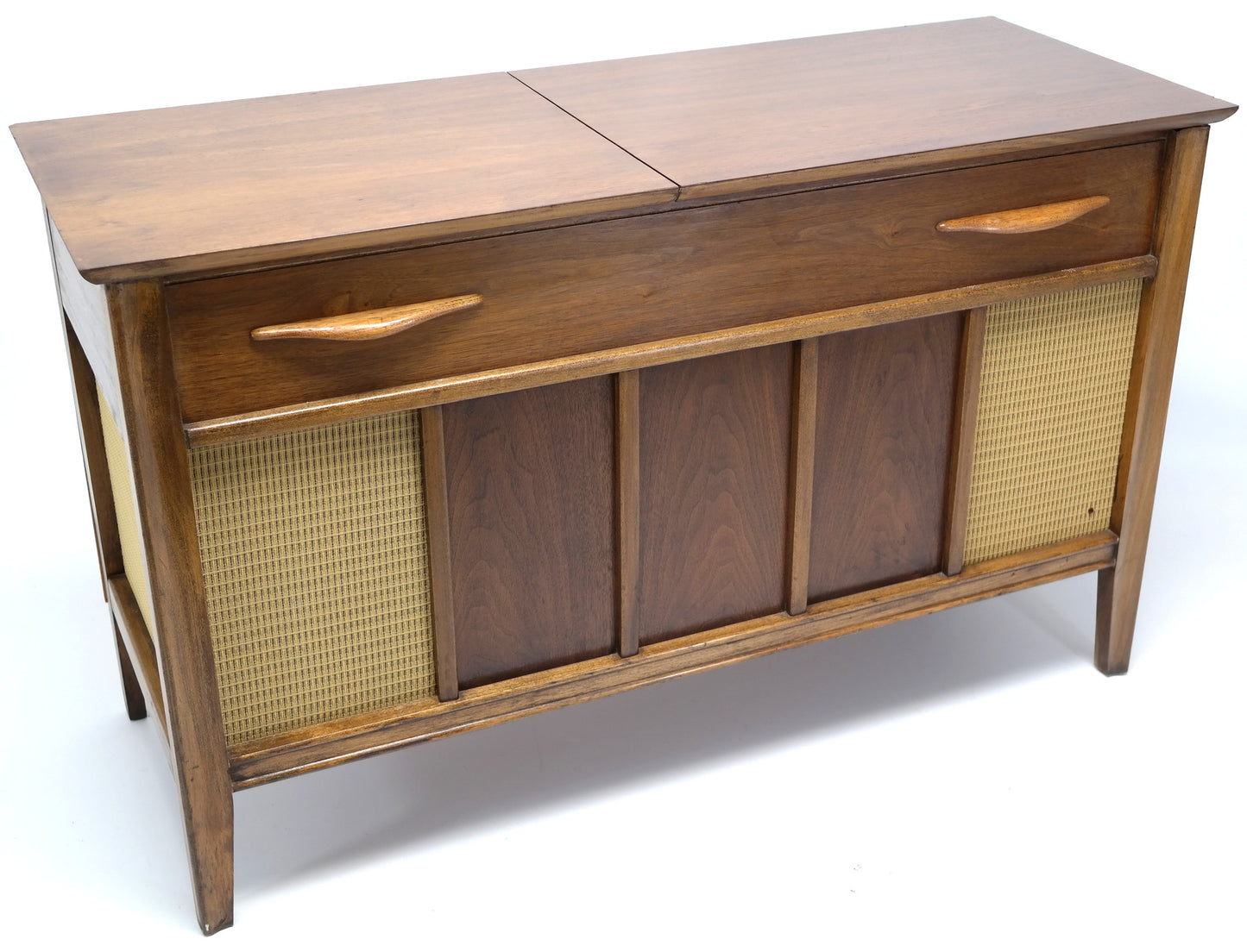 Mid Century Modern STEREO CONSOLE - 60's - Record Player - Bluetooth - AM FM Tuner The Vintedge Co.