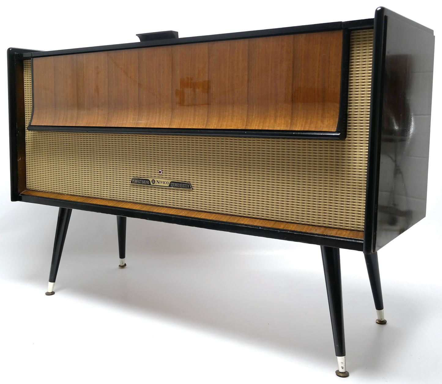 Mid Century Modern JVC Nivico STEREO CONSOLE- 60's - Record Player - Bluetooth - AM FM Tuner The Vintedge Co.