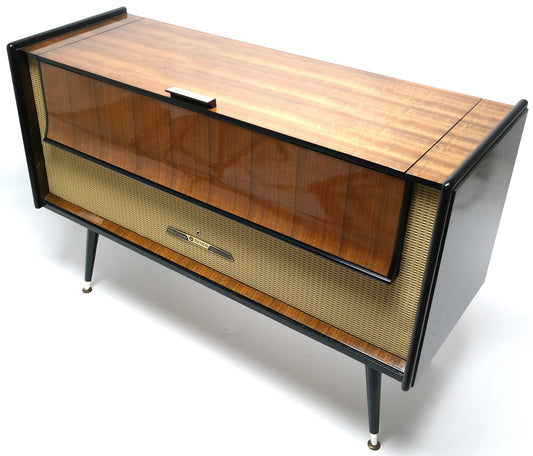 Mid Century Modern JVC Nivico STEREO CONSOLE- 60's - Record Player - Bluetooth - AM FM Tuner The Vintedge Co.
