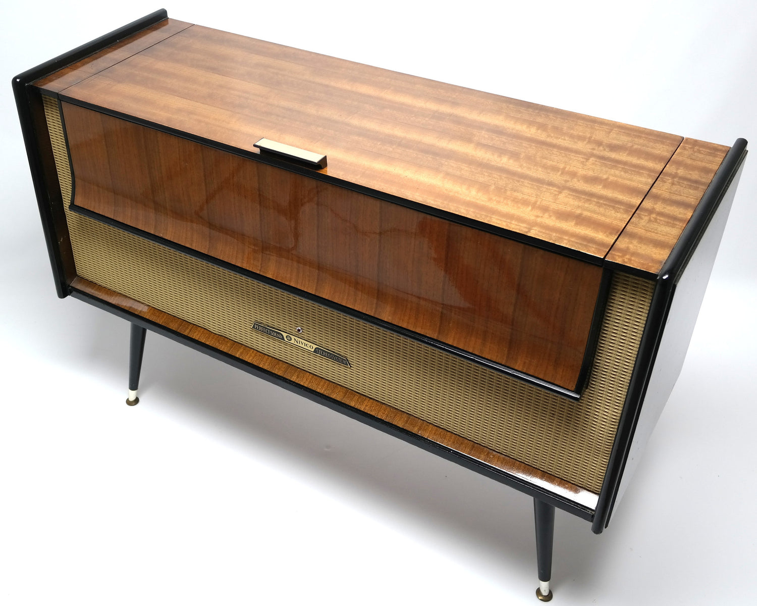 Mid Century Modern JVC Nivico STEREO CONSOLE- 60's - Record Player - Bluetooth - AM FM Tuner The Vintedge Co.