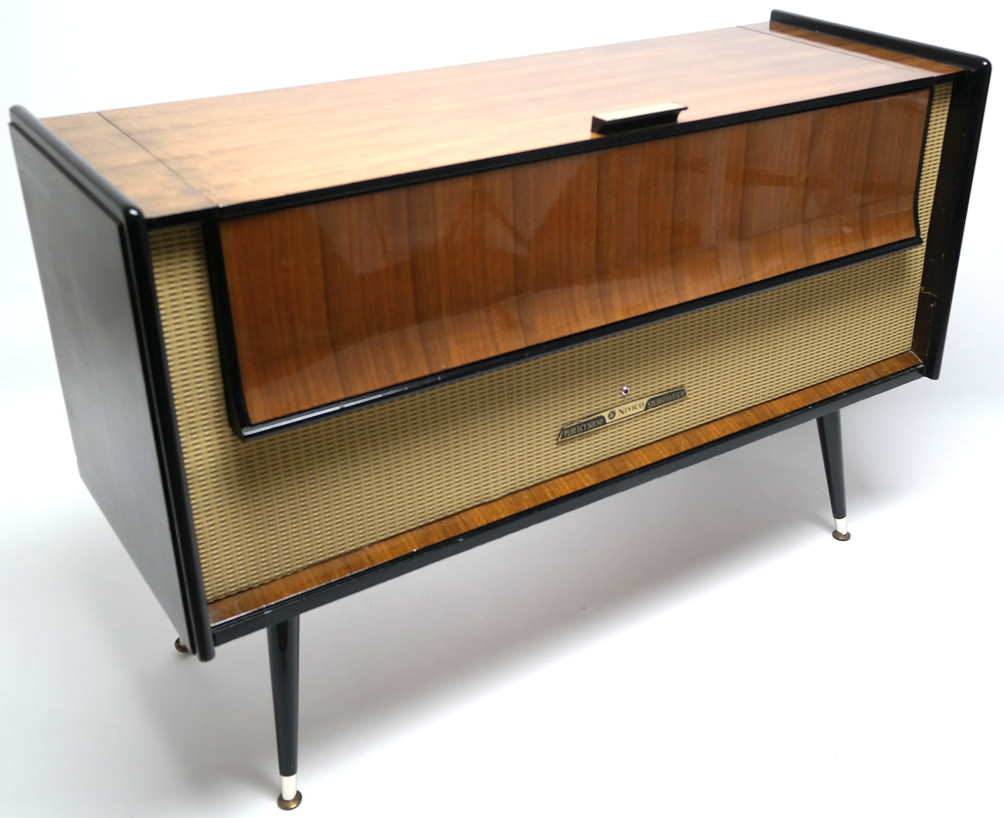 Mid Century Modern JVC Nivico STEREO CONSOLE- 60's - Record Player - Bluetooth - AM FM Tuner The Vintedge Co.