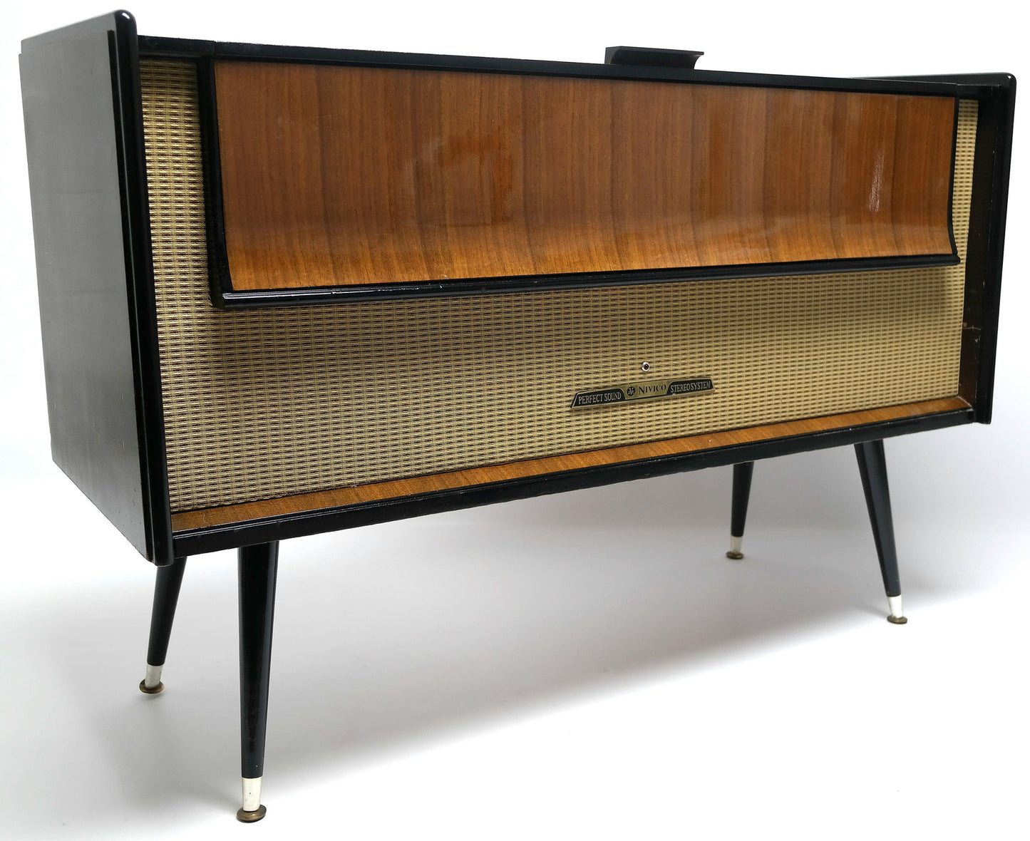 Mid Century Modern JVC Nivico STEREO CONSOLE- 60's - Record Player - Bluetooth - AM FM Tuner The Vintedge Co.