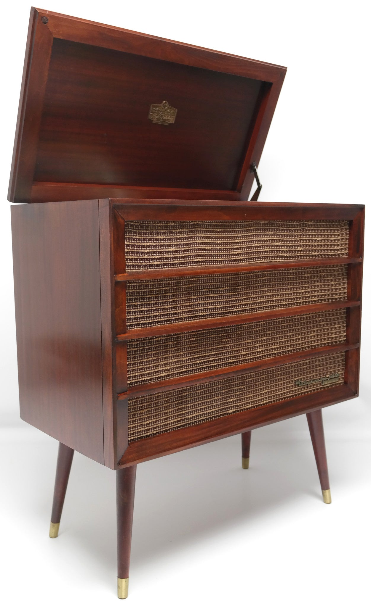 Mid Century Modern RCA Orthophonic High Fidelity Record player with Fm Tuner The Vintedge Co.