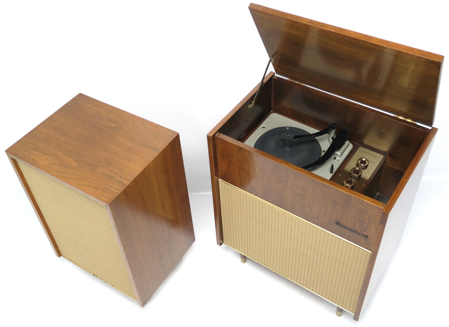 Mid Century Modern STEREO CONSOLETTE - 60's - Record Player - Bluetooth The Vintedge Co.