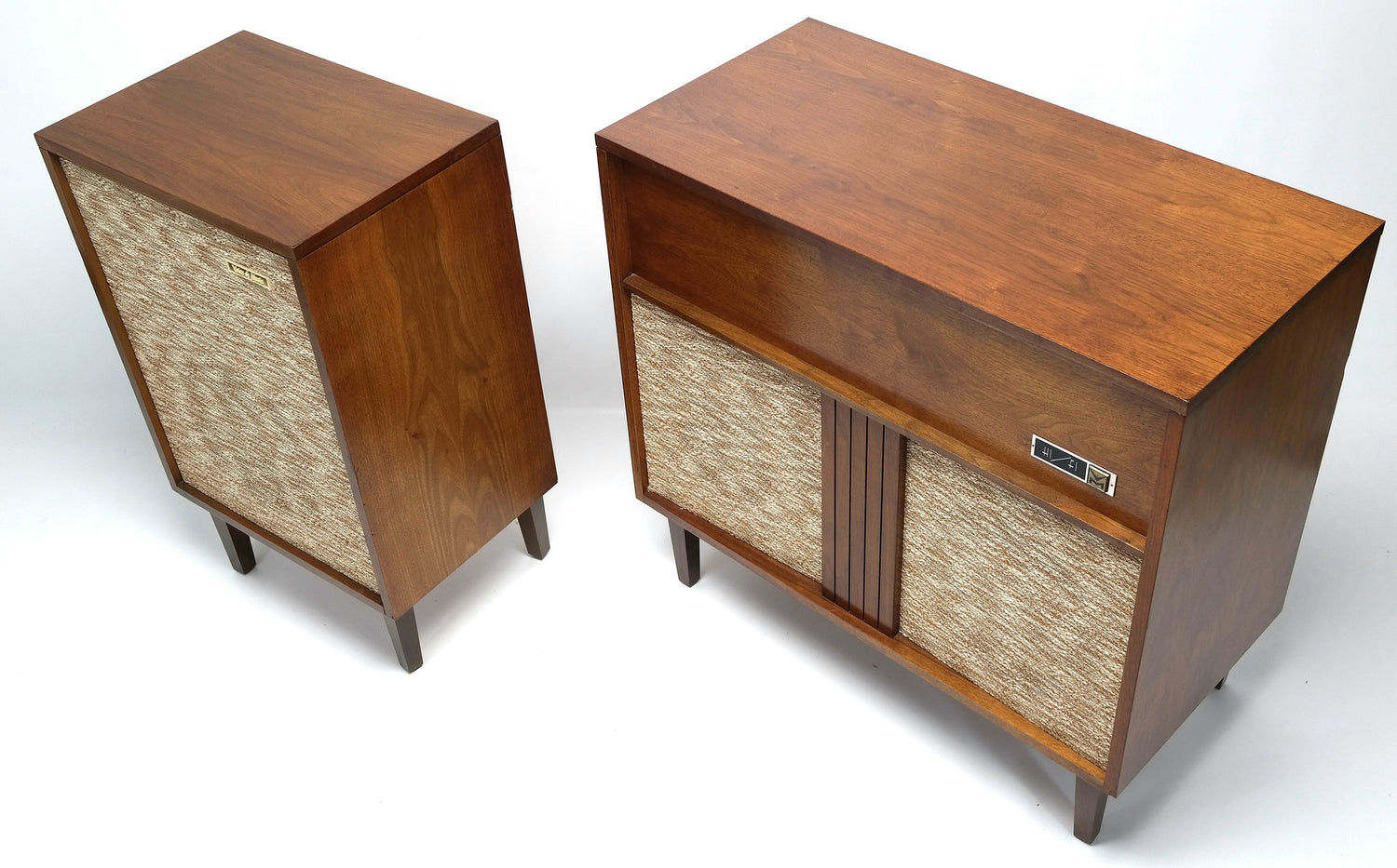 Mid Century Modern STEREO Console Voice of Music - Record Player - Bluetooth The Vintedge Co.