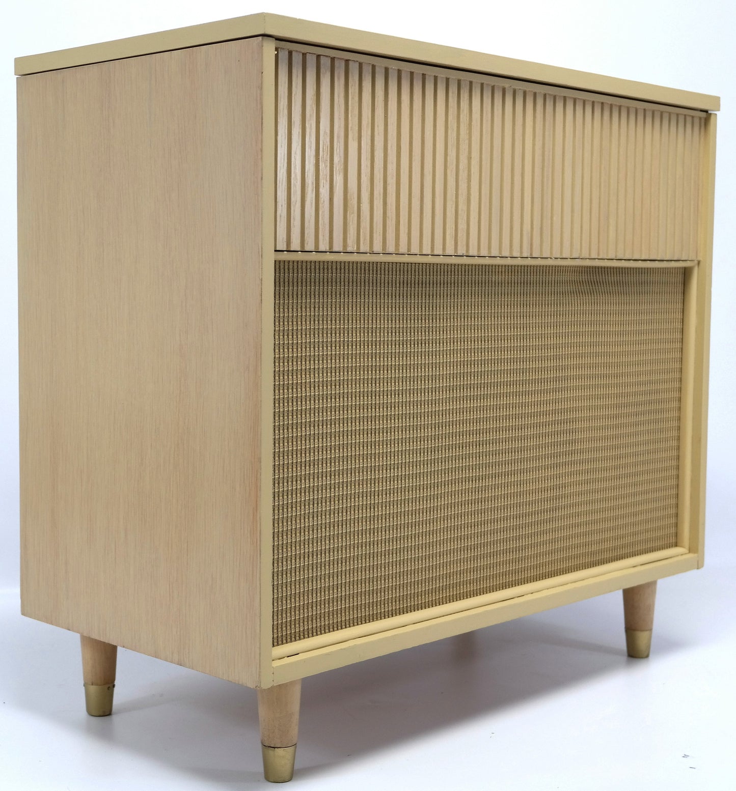 Mid Century Modern STEREO CONSOLE - 50's - Mid Century Webcor Ravinia Coronet Record Player - Bluetooth - AM FM The Vintedge Co.