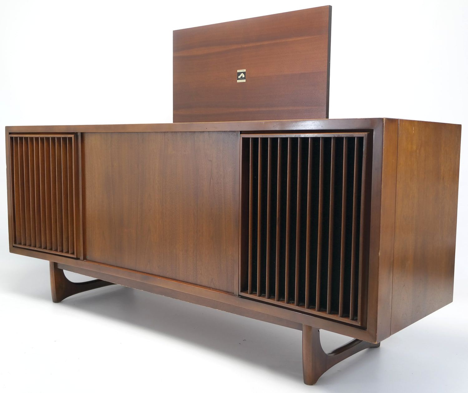 Mid Century Modern RCA STEREO CONSOLE - 60's - Mid Century RCA Record Player - Bluetooth - AM FM The Vintedge Co.