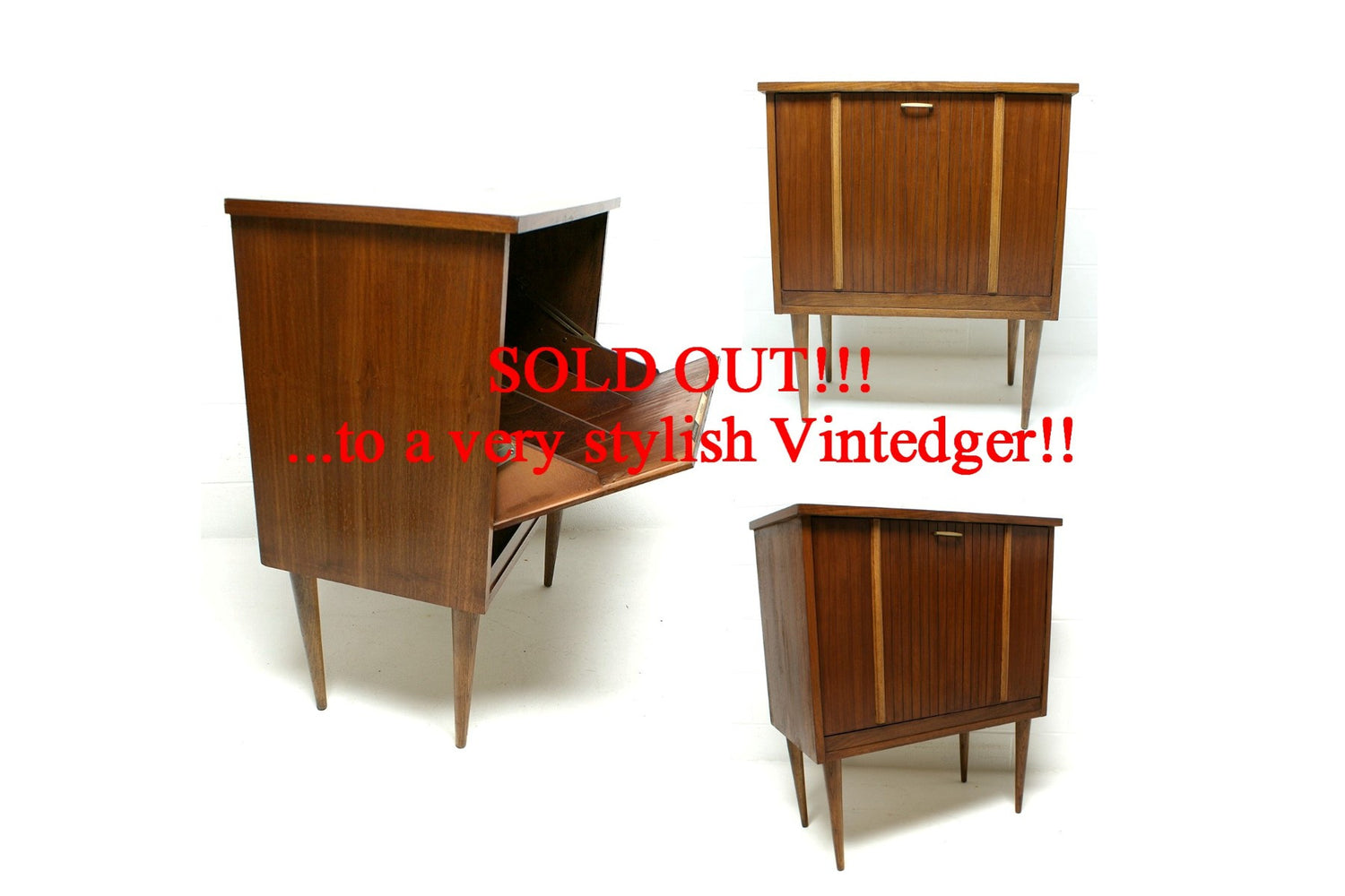 SOLD - Mid Century Sideboard Cabinet The Vintedge Co.