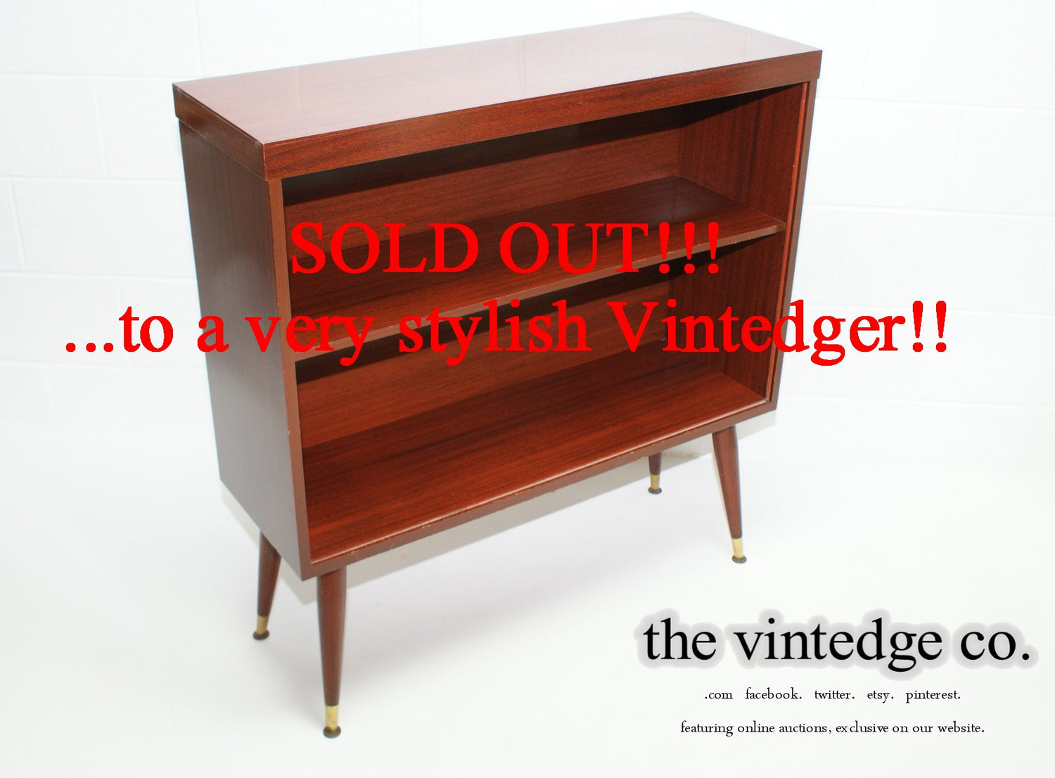 SOLD - 50's Mid Century Sideboard Cabinet The Vintedge Co.
