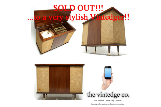 SOLD - MCM Stereo Console The Vintedge Co.