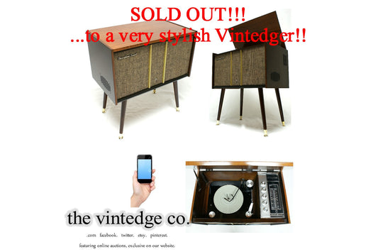 SOLD - MCM Stereo Console The Vintedge Co.