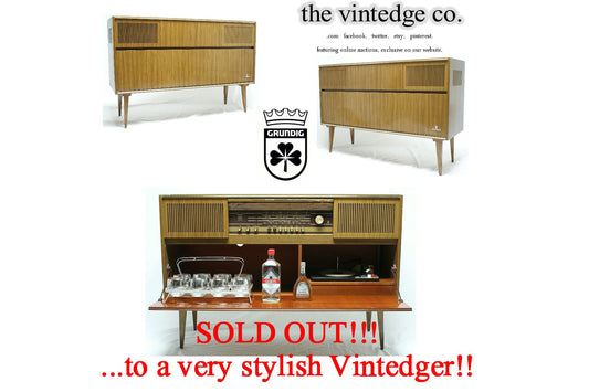 SOLD - MCM Stereo Console The Vintedge Co.