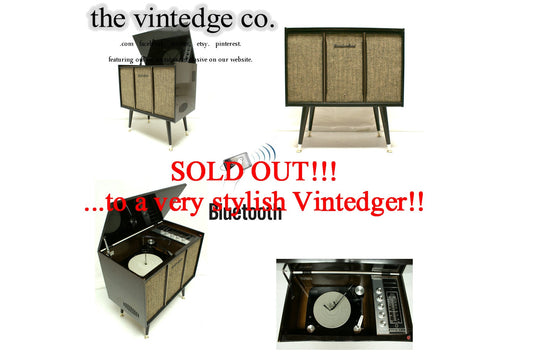 SOLD - MCM Stereo Console The Vintedge Co.