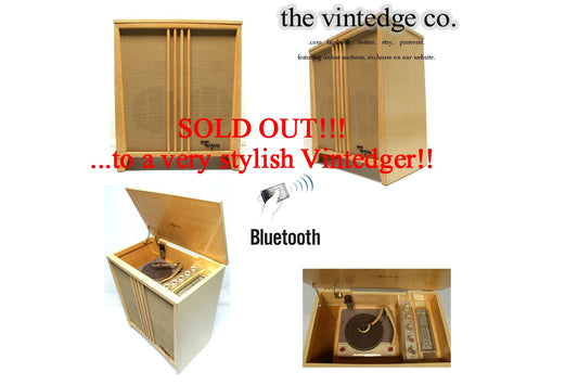 SOLD - MCM Stereo Console The Vintedge Co.