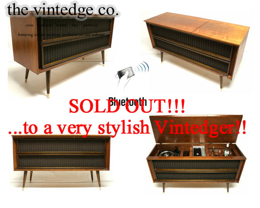 SOLD - MCM Stereo Console The Vintedge Co.