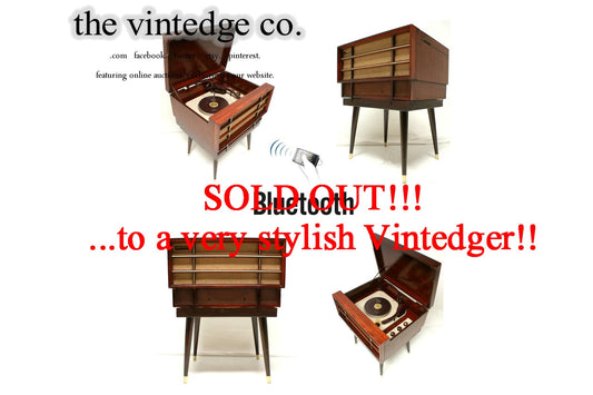 SOLD - MCM Stereo Console The Vintedge Co.