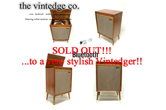 SOLD - MCM Stereo Console The Vintedge Co.