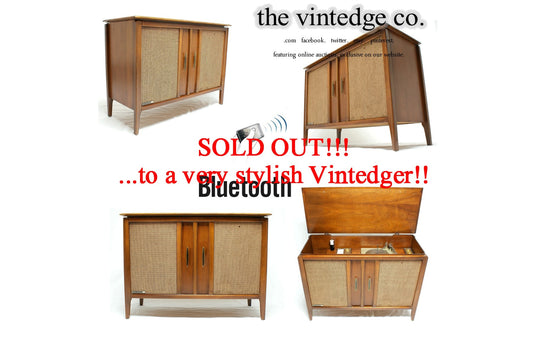 SOLD - MCM Stereo Console The Vintedge Co.