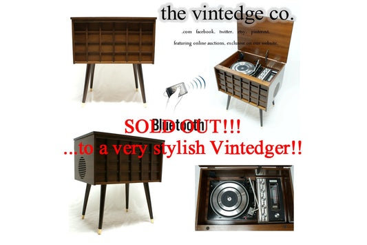 SOLD - MCM Stereo Console The Vintedge Co.