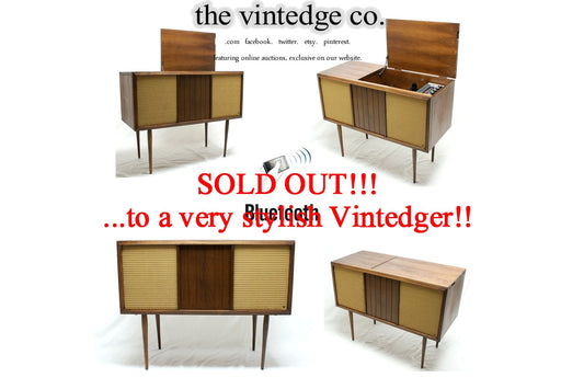 SOLD - MCM Stereo Console The Vintedge Co.