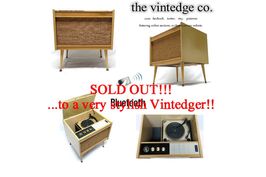 SOLD - MCM Stereo Console The Vintedge Co.