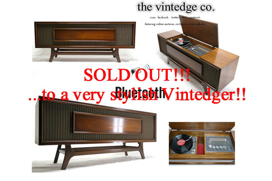 SOLD - MCM Stereo Console The Vintedge Co.