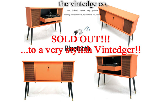 SOLD - MCM Stereo Console The Vintedge Co.