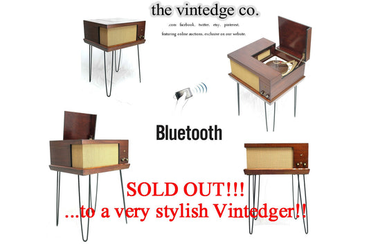 SOLD - MCM Stereo Console The Vintedge Co.