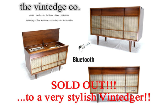 SOLD - MCM Stereo Console The Vintedge Co.