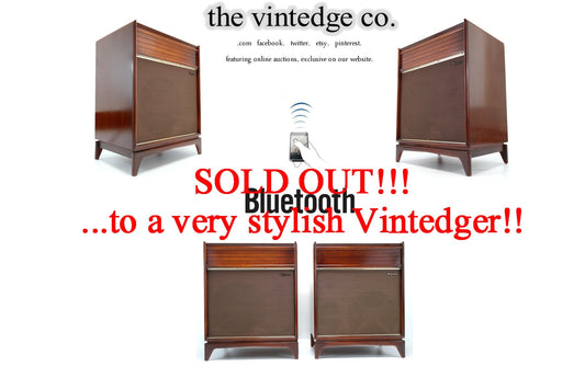 SOLD - MCM Stereo Console The Vintedge Co.