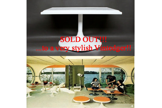 SOLD - MCM 60s Patio Tulip Table The Vintedge Co.