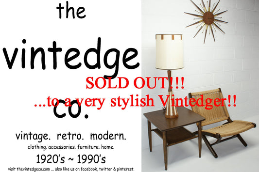 SOLD - 60's MCM Lounge Rope Chair The Vintedge Co.